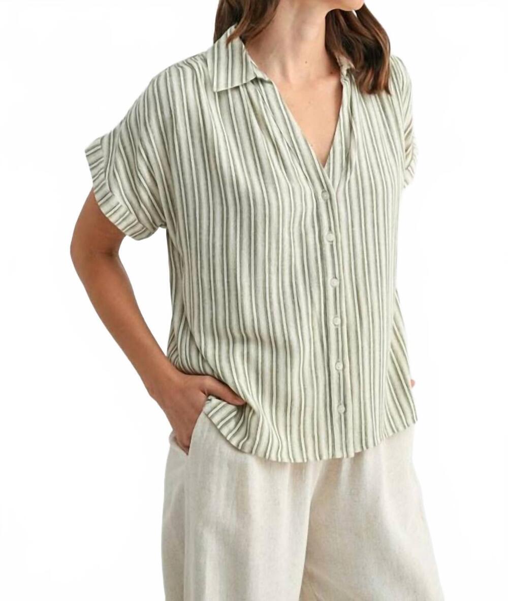 NEW FUN 2 FUN edwin top in olive